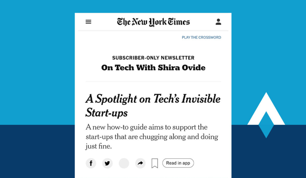 Screenshot of They Got Acquired featured in The New York Times