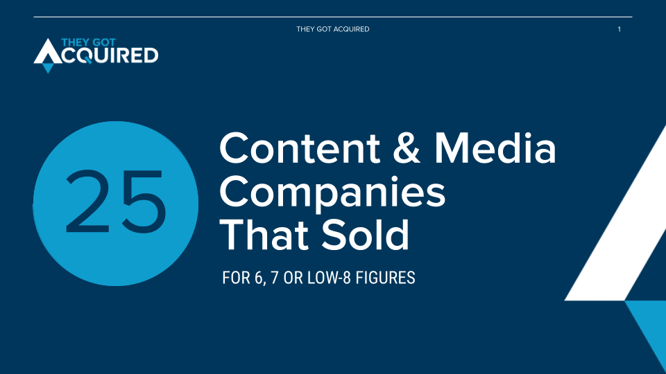 25 Content Companies Cover