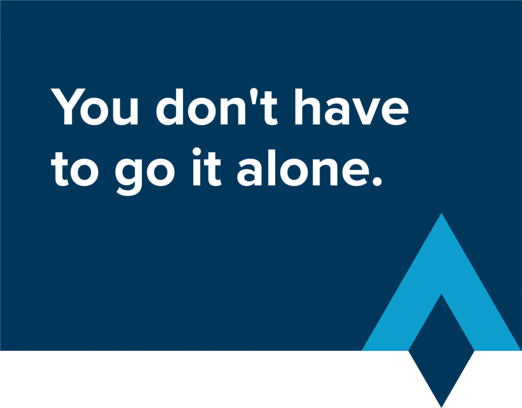 You don't have to go it alone