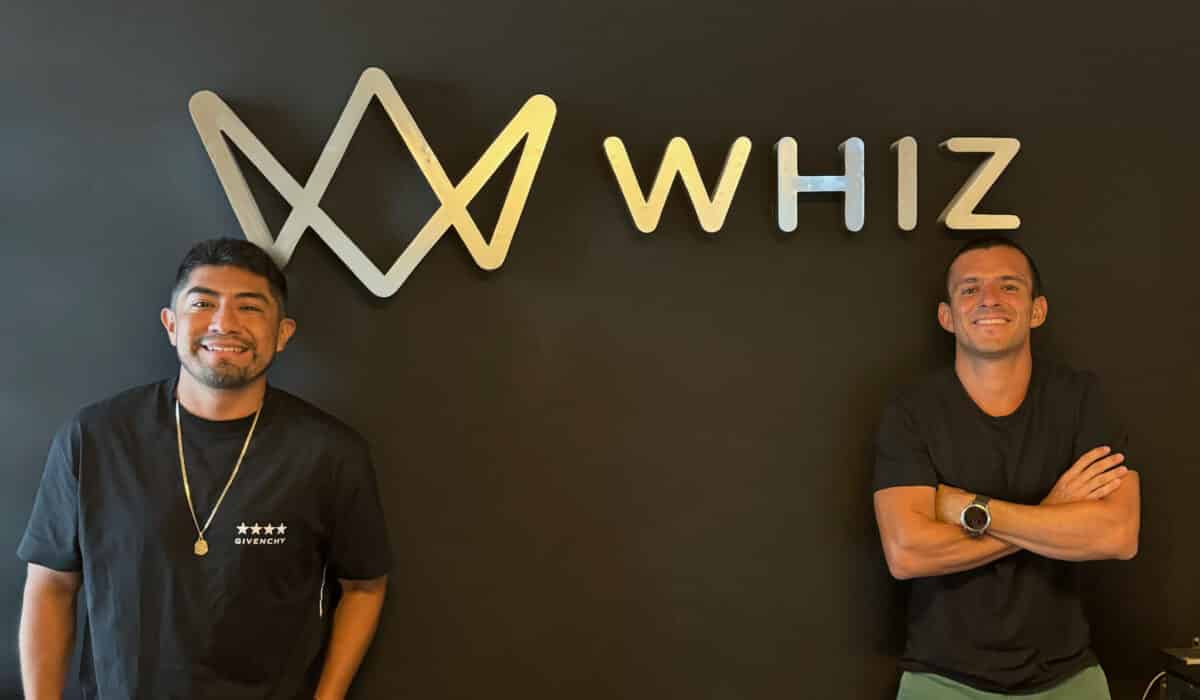 Renzo Saravia and Javier Fernandez-Concha, co-founders of Whiz