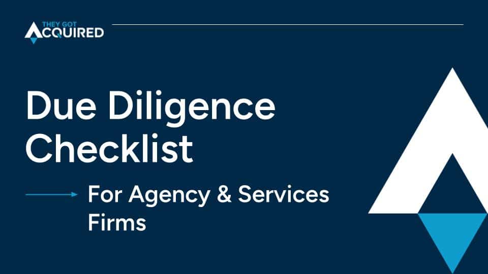 Due Diligence Checklist For Agency & Services Firms